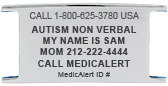 Child Titanium Medical ID Bracelet Blue, Blue, pemblem image number 0